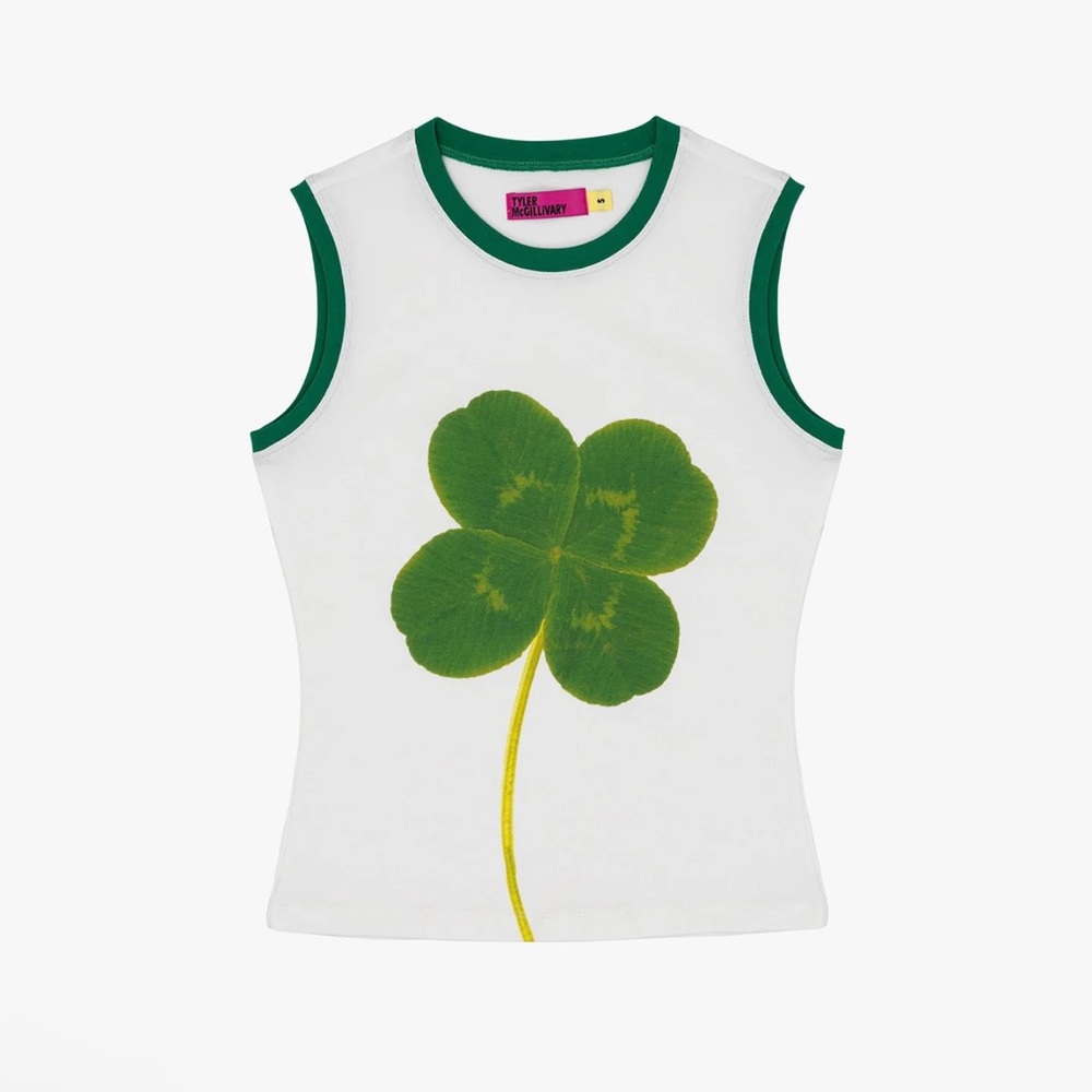 NWT Tyler Mcgillivary x Lisa Says Gah! Clover Tank Size XL